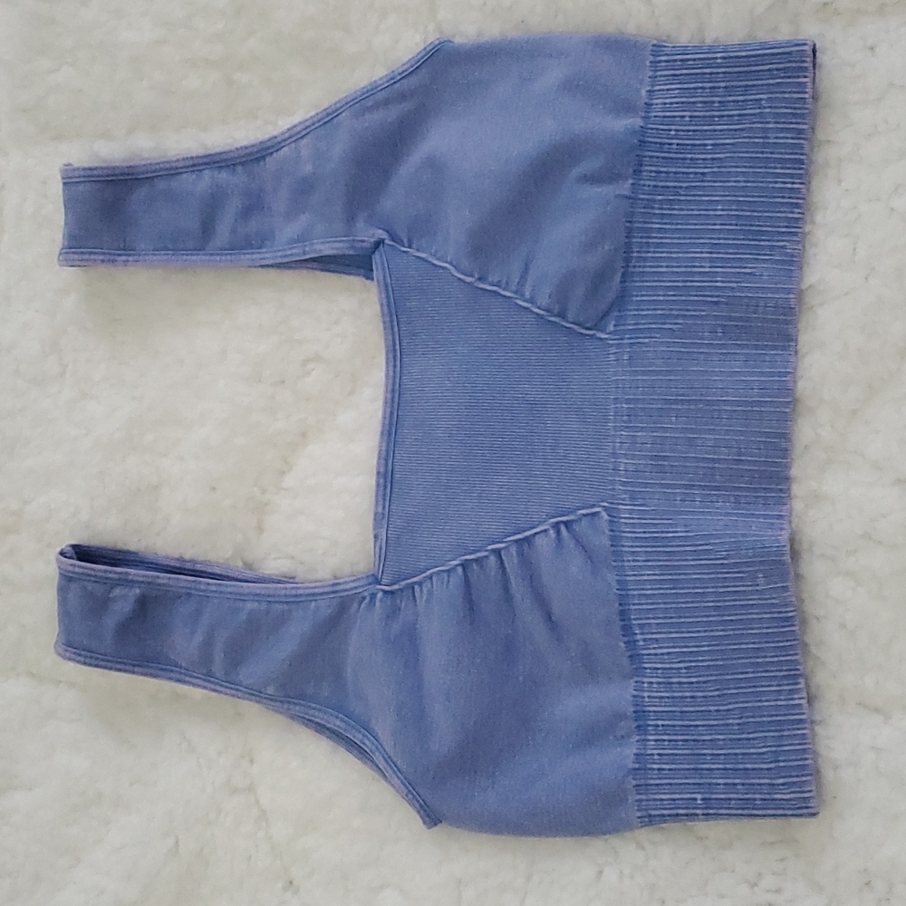 Free People Good Karma Bra Light Blue - Picture 5 of 8